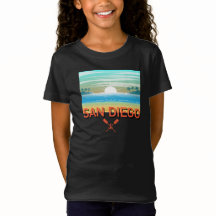 Conception de San Diego - T-Shirt en jersey fin po