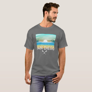 Conception de San Diego - T-Shirt foncé de base
