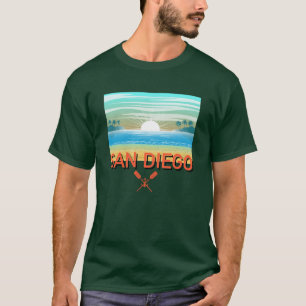Conception de San Diego - T-Shirt foncé de base