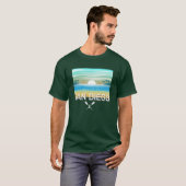 Conception de San Diego - T-Shirt foncé de base (Devant entier)
