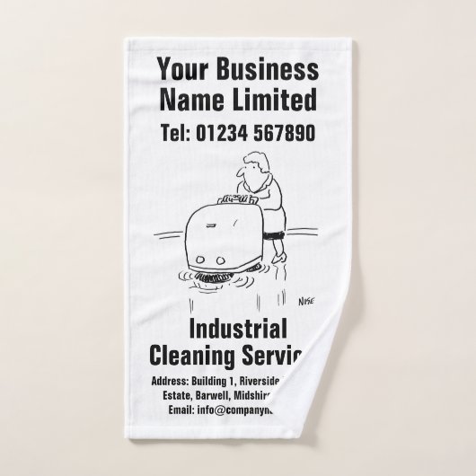 Conception de services de nettoyage industriel (Serviette à main)