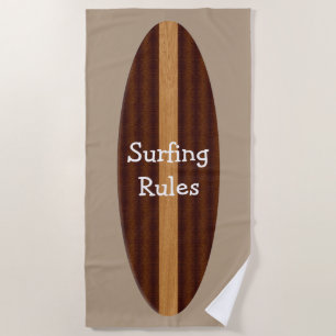 Conception de serviette de plage des hommes frais