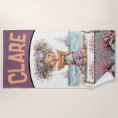 Conception de serviette de plage pour enfant aiman (Devant)