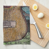 Conception de serviette de plat de guitare de #Six (Quart Plié)