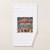 Conception de serviettes de toilette Whimsical Chr (Serviette à main)