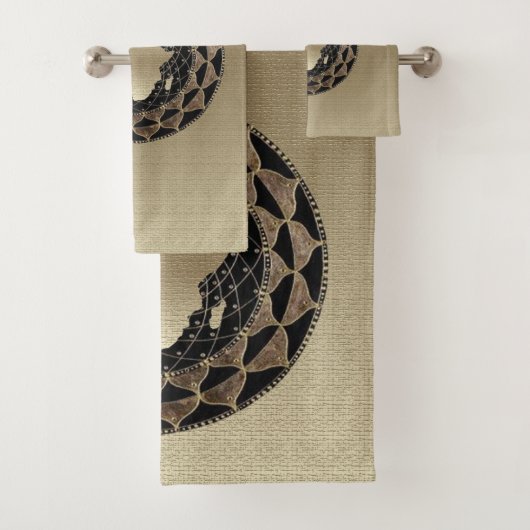 Conception de silhouette d'Afrique • Serviette de (En situation)