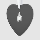 Conception de silhouette de tombe de corbeau Hallo (devant)