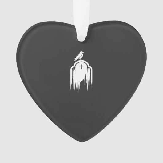 Conception de silhouette de tombe de corbeau Hallo (devant)