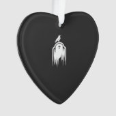 Conception de silhouette de tombe de corbeau Hallo (devant)