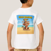 conception de singe mignon pour t-shirt (Dos)
