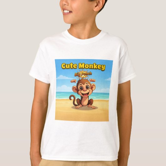 conception de singe mignon pour t-shirt (Devant)