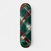 Conception de skateboard à carreaux élégante pour (Devant)