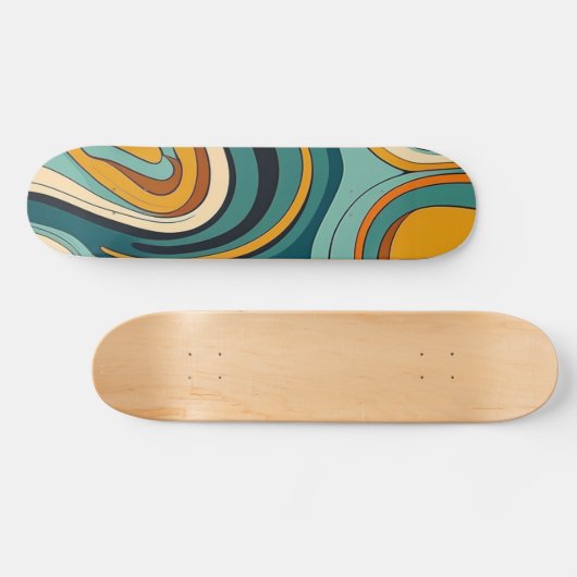 Conception de skateboard Abstrait coloré (Horz)