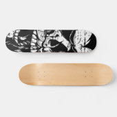 Conception de skateboard pour le crâne malin (Horz)