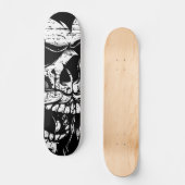 Conception de skateboard pour le crâne malin (Recto)