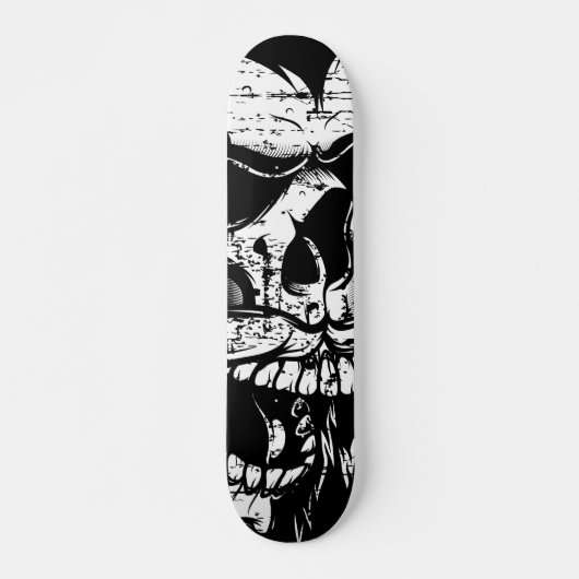 Conception de skateboard pour le crâne malin (Devant)