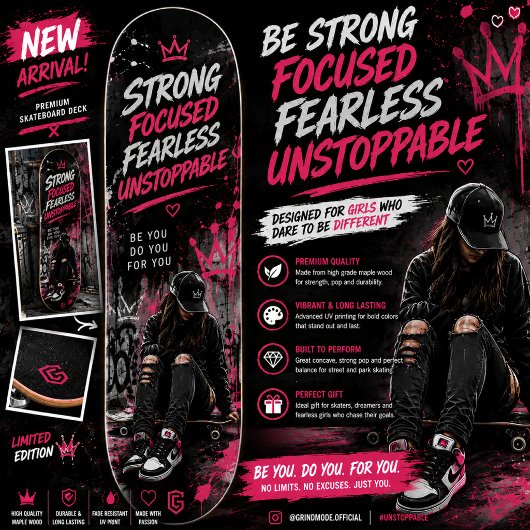 Conception de skateboard Street Art pour l'autonom