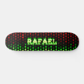 Conception de skateboard vert feu et flammes Rafae (Horz)