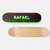 Conception de skateboard vert feu et flammes Rafae (Horz)