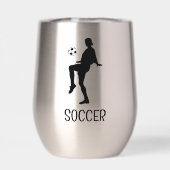 Conception de soccer Vin thermique Tumbler (Arrière)