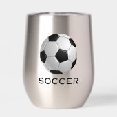 Conception de soccer Vin thermique Tumbler (Arrière)