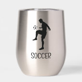 Conception de soccer Vin thermique Tumbler (Arrière)