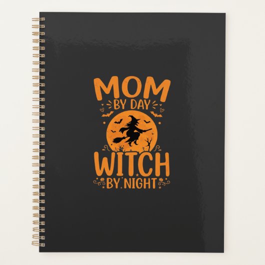 Conception de sorcière de maman Halloween (Devant)
