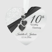 Conception de souvenir de 10e anniversaire de mari (dos)