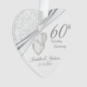 Conception de souvenir de 60e anniversaire de mari (devant)