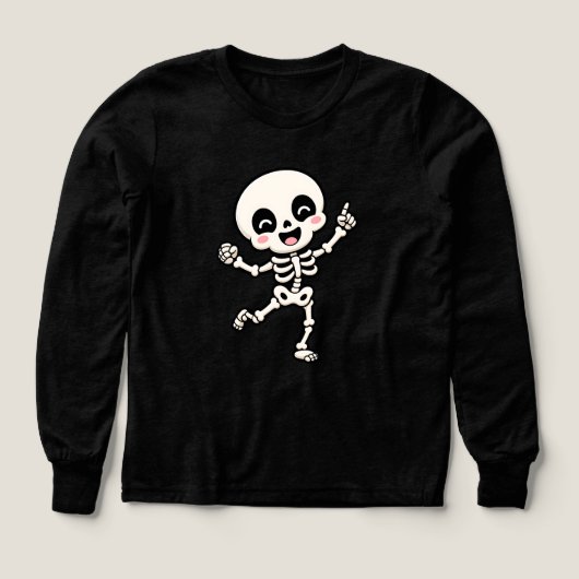 Conception de squelette dansant mignon pour Hallow (Motif recto)