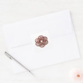 Conception de stickers abstraits argentés ludiques (Enveloppe)