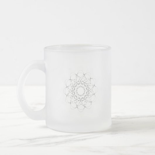 CONCEPTION DE STYLE D'ART EN VERRE FROSÉ MUG (Gauche)