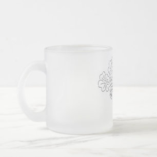 CONCEPTION DE STYLE D'ART EN VERRE FROSÉ MUG