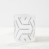 CONCEPTION DE STYLE D'ART EN VERRE FROSÉ MUG (Centre)