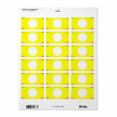 CONCEPTION DE STYLE étiquette de adresse SUN ECO (Feuille entière)