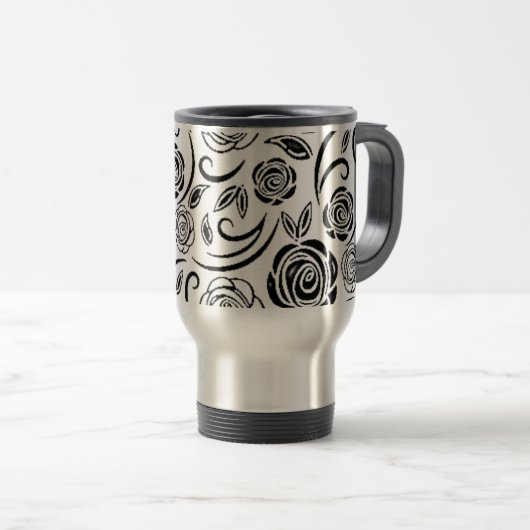 CONCEPTION DE STYLE MUG DE VOYAGE (Devant droit)