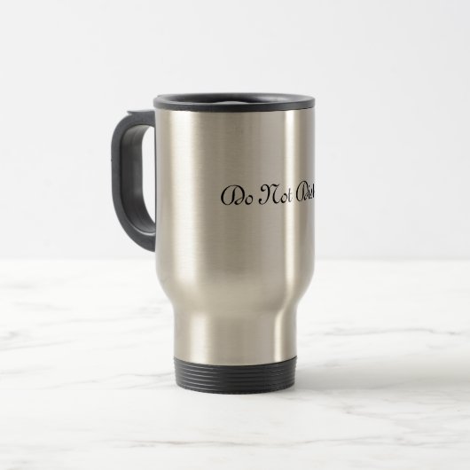 CONCEPTION DE STYLE MUG DE VOYAGE (Devant gauche)