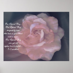 CONCEPTION DE STYLE POSTER ROMANTIQUE mariage