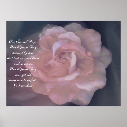 CONCEPTION DE STYLE POSTER ROMANTIQUE mariage (Devant)