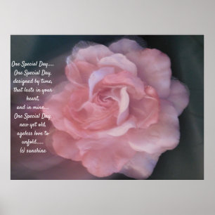 CONCEPTION DE STYLE POSTER ROMANTIQUE mariage