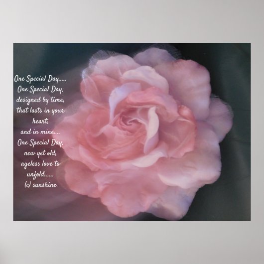 CONCEPTION DE STYLE POSTER ROMANTIQUE mariage (Devant)