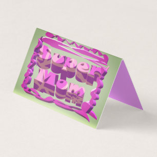 Conception de Super Maman pour la Fête des mères e