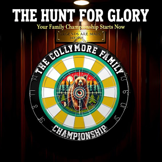 Conception de superposition de cible Grizzly