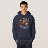 Conception de sweat à capuche de dessin animé d'ou (Devant entier)