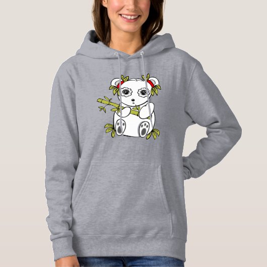Conception de sweat à capuche illustration Panda (Devant)