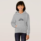 Conception de sweat à capuche minimal pour enfants (Devant entier)