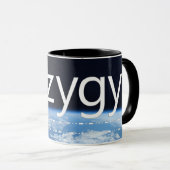 Conception de "Syzygy" (1) sur la tasse de la (Devant droit)