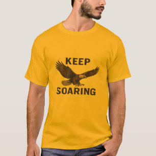 Conception de T-Shirt Aigle Inspirant – Continuez