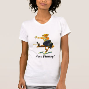 Conception de T-shirt allée pêcher Madame Baiting