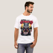conception de T-shirt alpha dans les rues (Devant entier)